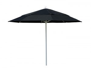 FL90 - 9' Hurricane Fiberglass Market Umbrella, Manual, Vent, Awning Grade Sunbrella Fabric-8 Ribs-0