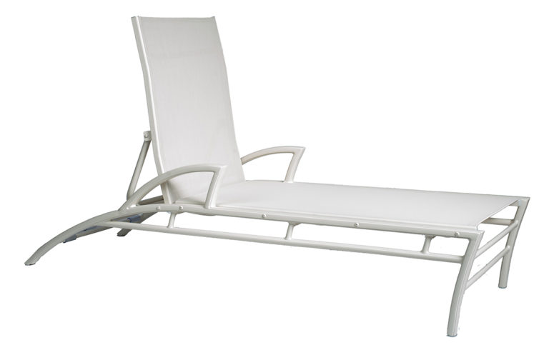 3DXSL-Regatta Stacking Chaise Lounge W/Arms-0