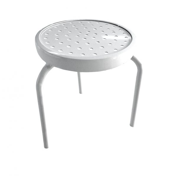 416AL 16" Punch Aluminum Top Stacking End Table-0