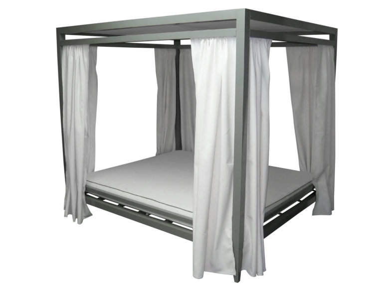 VIP-CAB - VIP Day Bed Cabana With Functional Curtains-0